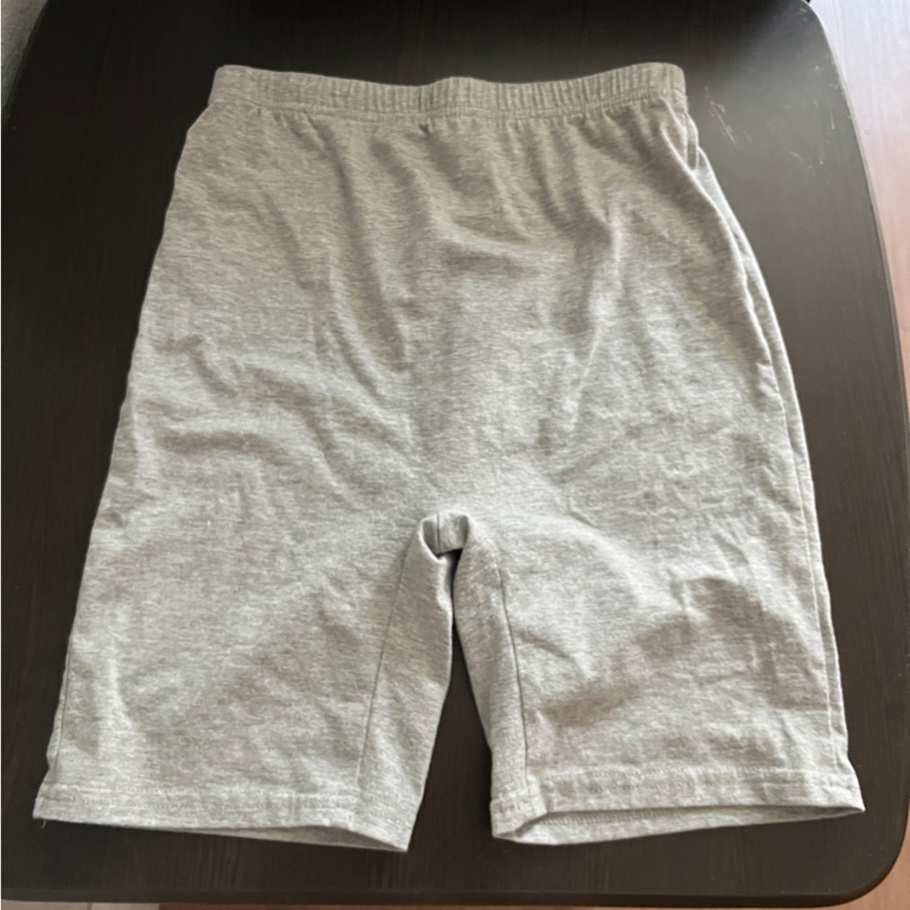 Grey biker shorts